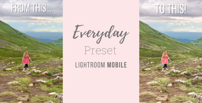 The free Everyday preset for Lightroom Mobile transforms your photos in one click