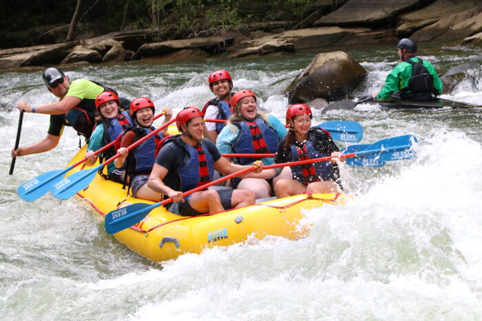 Things to do on a Weekend Getaway to Chattanooga, TN - White water rafting on the Ocoee River with Quest Expeditions